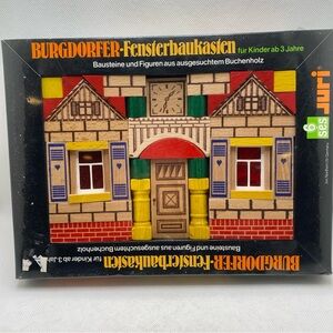 Colorful Wooden Building Set from Germany